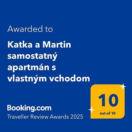 Katka A Martin Samostatny Apartman S Vlastnym Vchodom Liptovský Mikuláš المظهر الخارجي الصورة